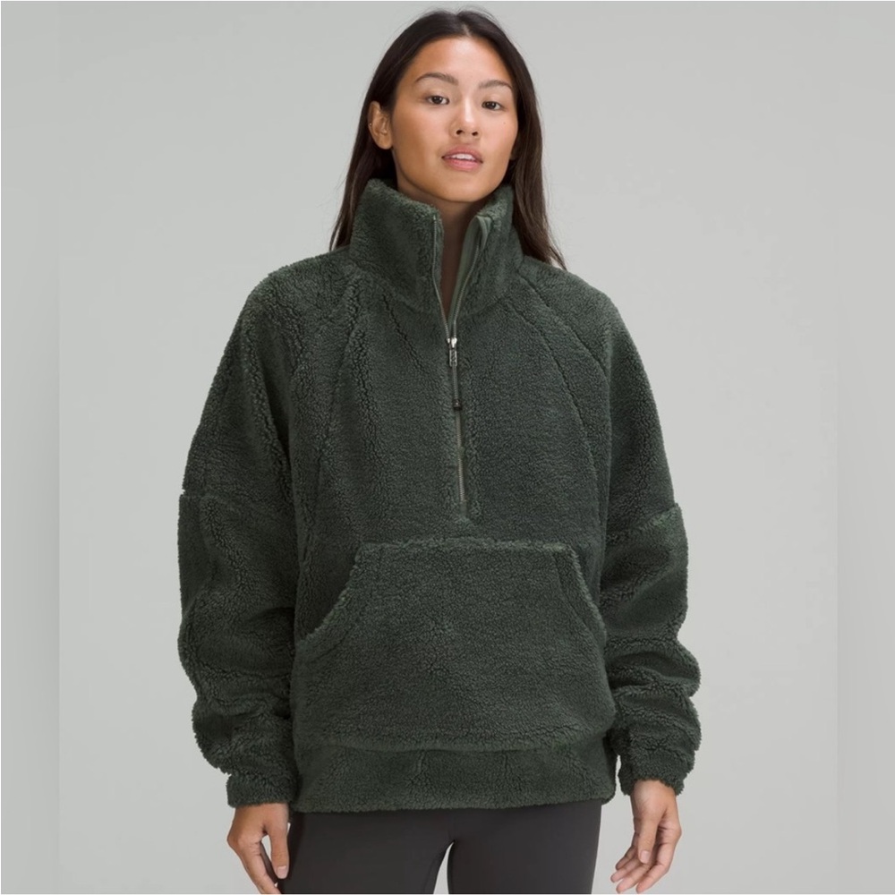 Lululemon Sherpa Scuba Oversized 1/2 Zip Funnel Neck